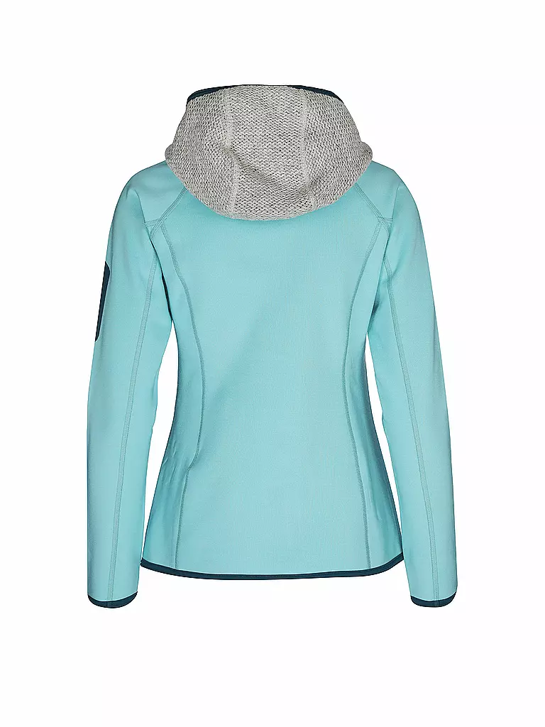 ORTOVOX | Damen Fleecejacke Fleece Plus Classic Knit Hoodie | türkis