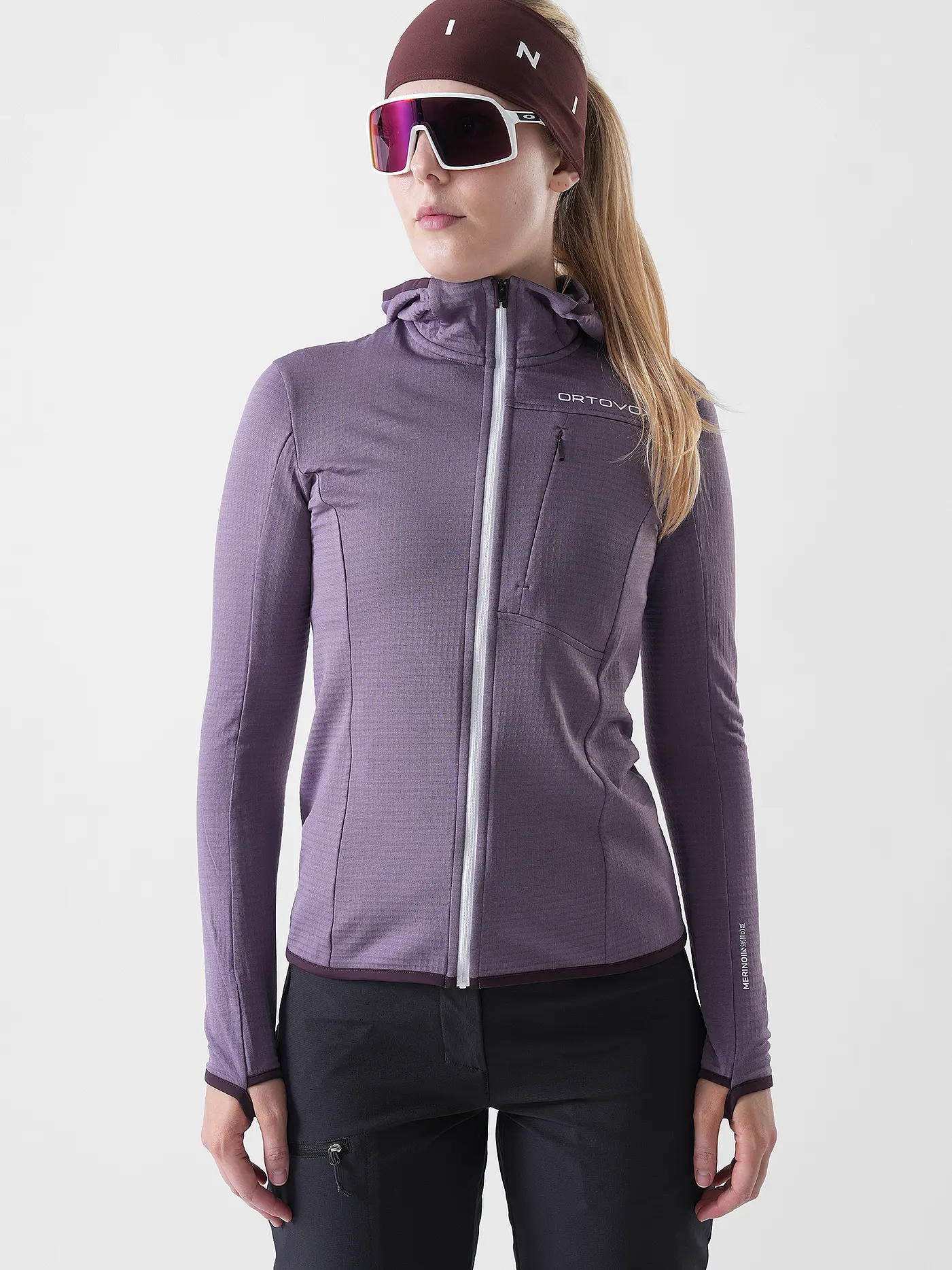 ORTOVOX | Damen Fleecejacke Light Grid | lila