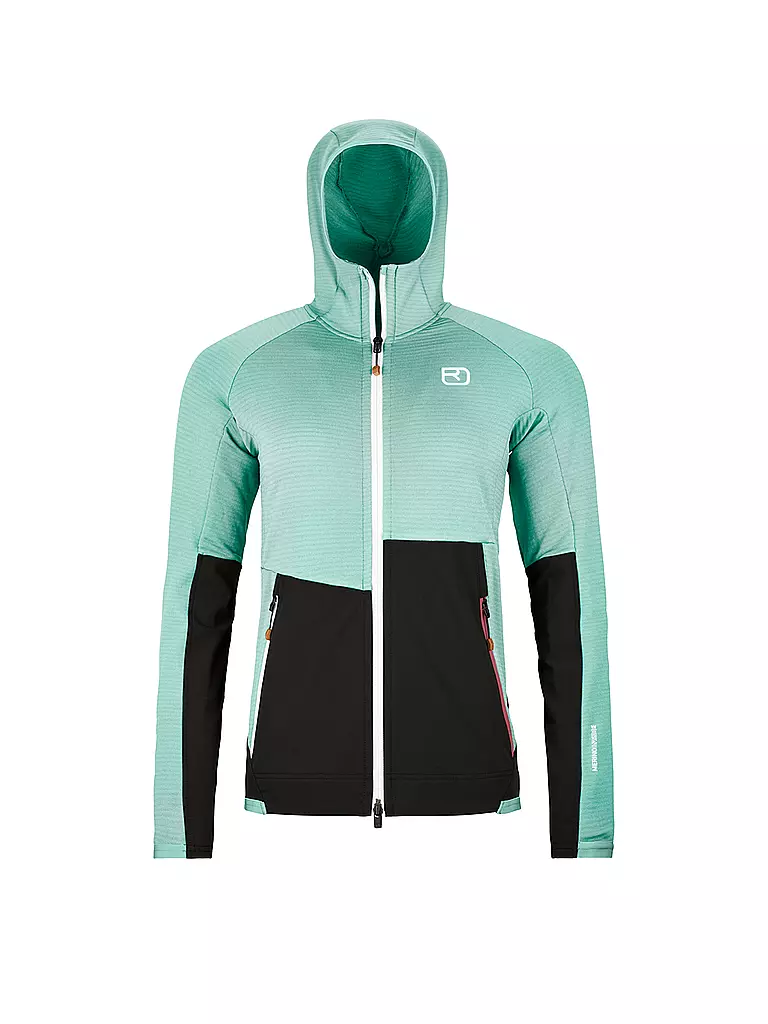 ORTOVOX | Damen Fleecejacke RIB Hoodie | mint