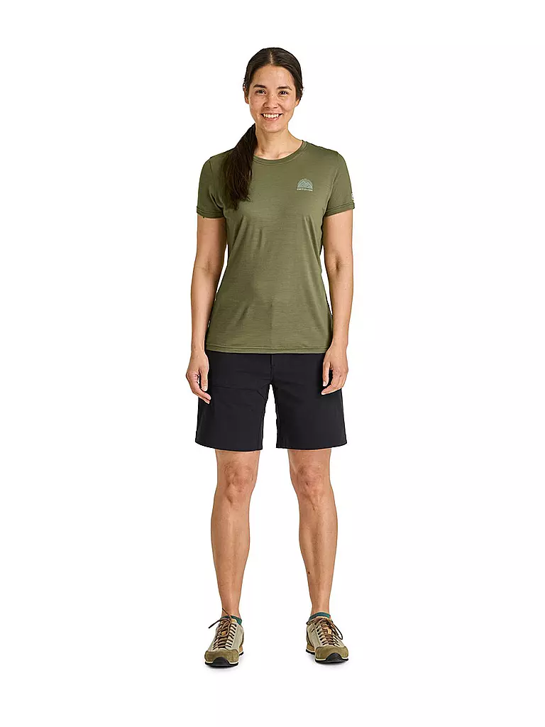 ORTOVOX | Damen Funktionsshirt 120 COOL Tec Stripe | olive