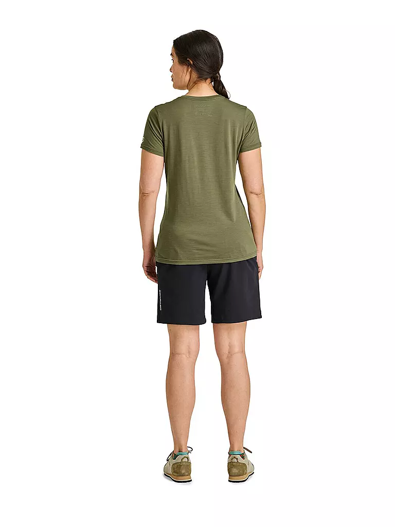 ORTOVOX | Damen Funktionsshirt 120 COOL Tec Stripe | olive