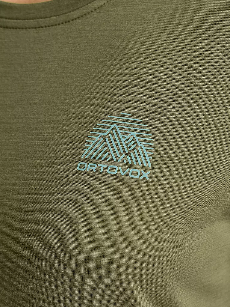 ORTOVOX | Damen Funktionsshirt 120 COOL Tec Stripe | olive