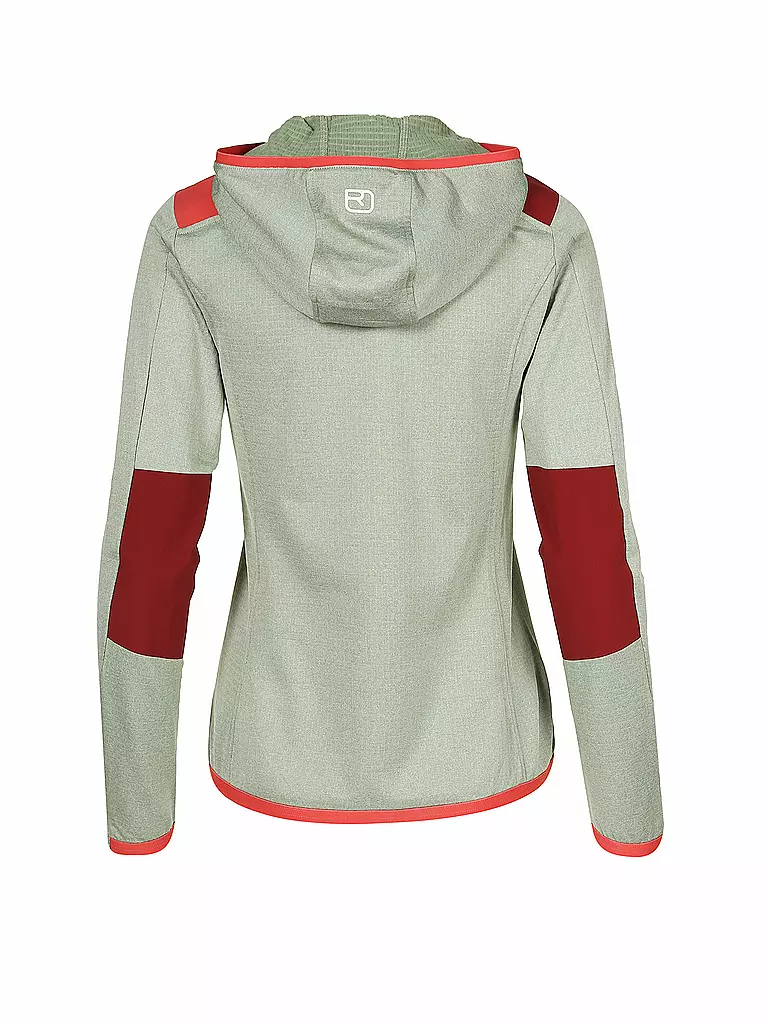 ORTOVOX | Damen Funktionsshirt Fleece Light Grid Zip | grün