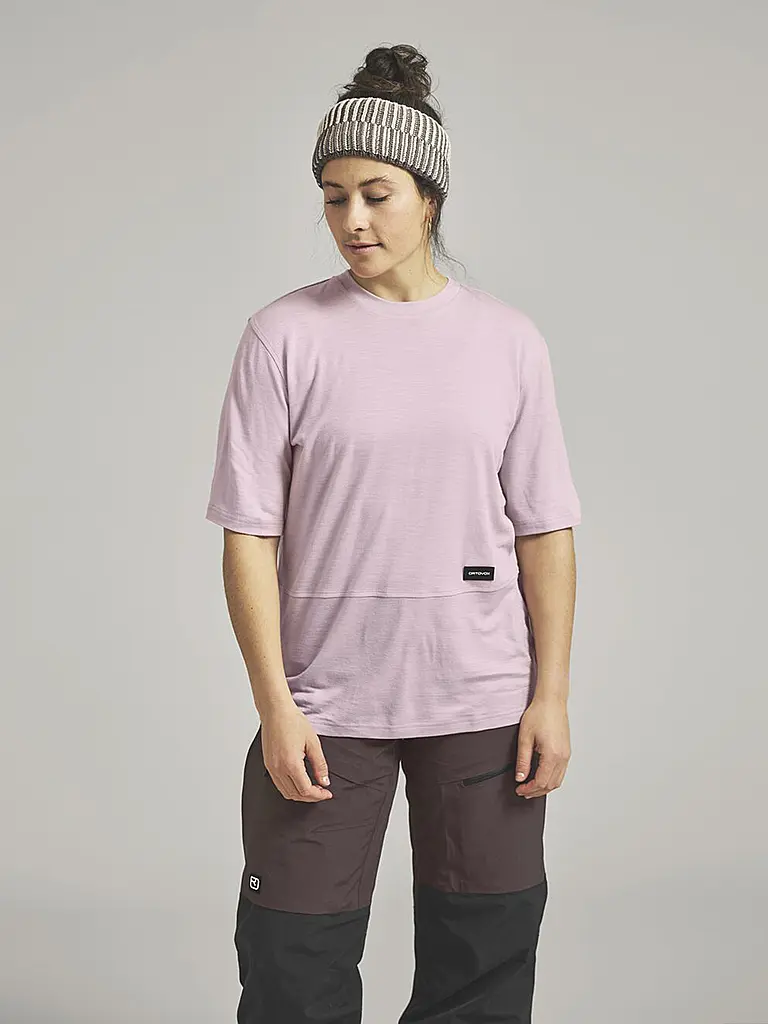 ORTOVOX | Damen Funktionsshirt Patch 185 Merino | Rosa