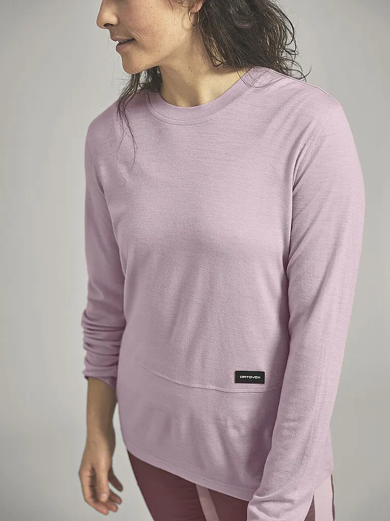 ORTOVOX | Damen Funktionsshirt Patch 185 Merino | rosa