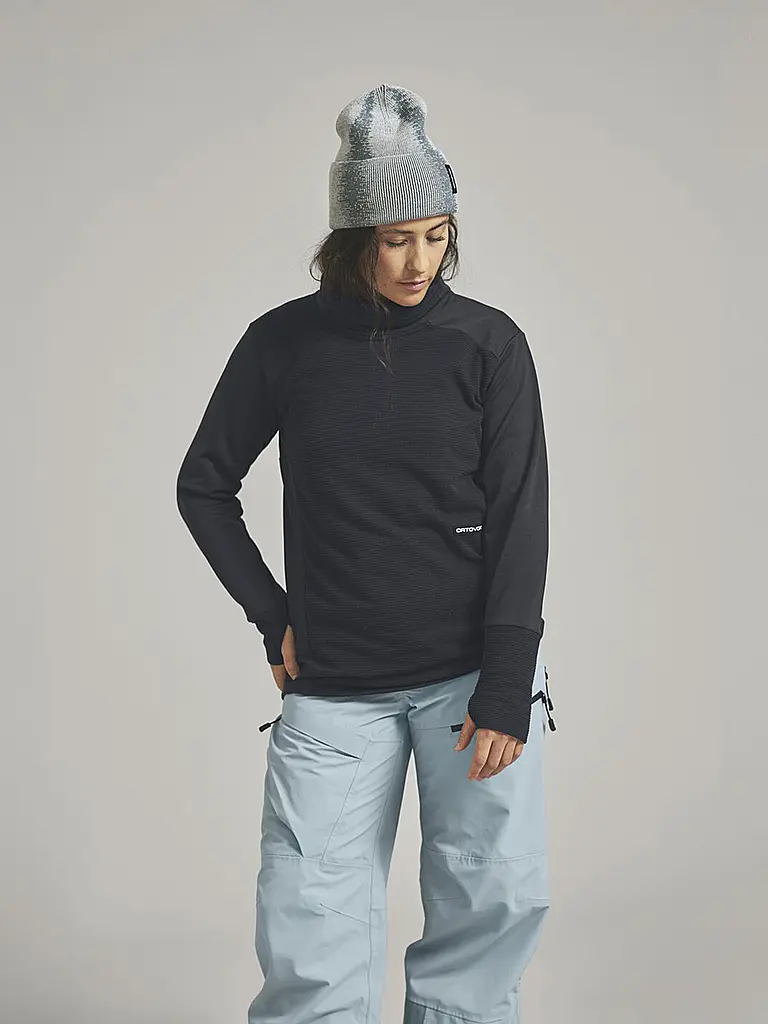 ORTOVOX | Damen Funktionssweater Cord Fleece | Schwarz