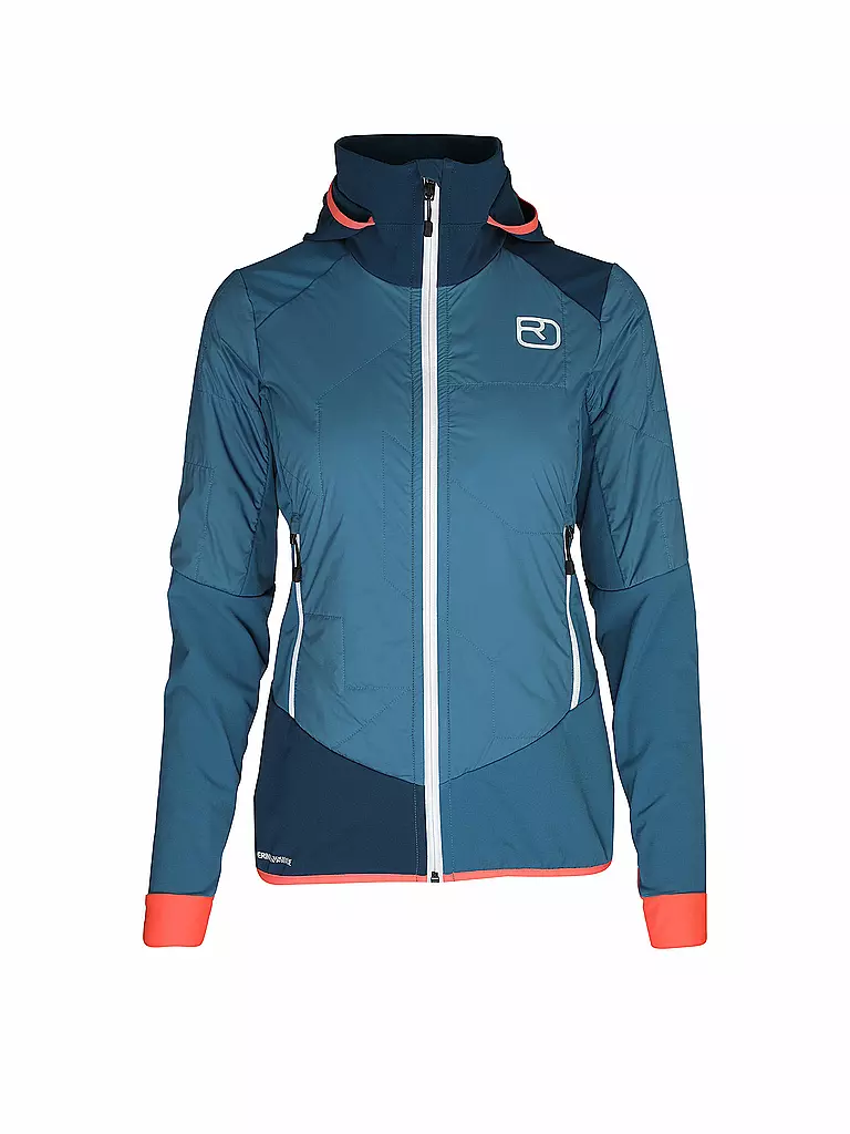 ORTOVOX | Damen Hybridjacke Col.Becchei Hoodie | blau