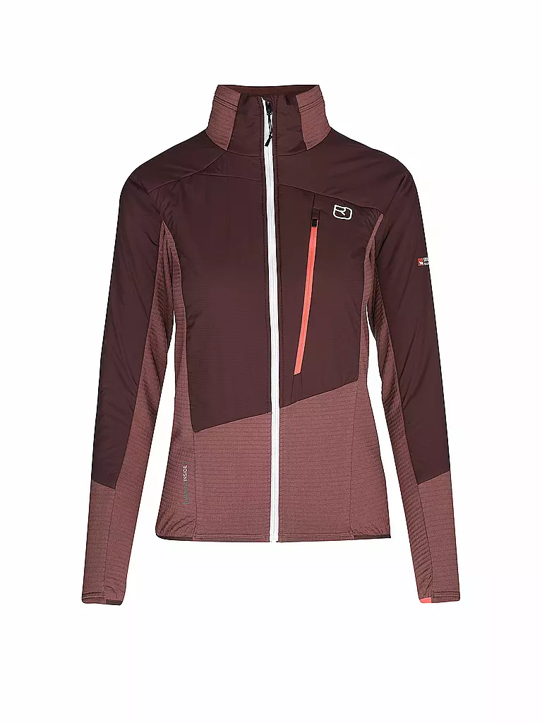 ORTOVOX | Damen Hybridjacke Westalpen | dunkelrot