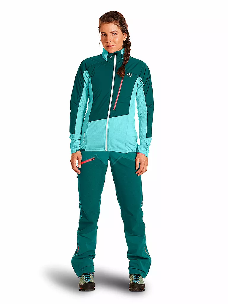 ORTOVOX | Damen Hybridjacke Westalpen | Petrol