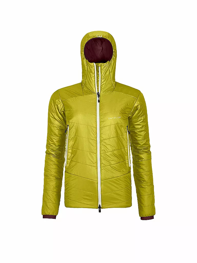 ORTOVOX | Damen Isojacke Westalpen Swisswool Hoodie | gelb