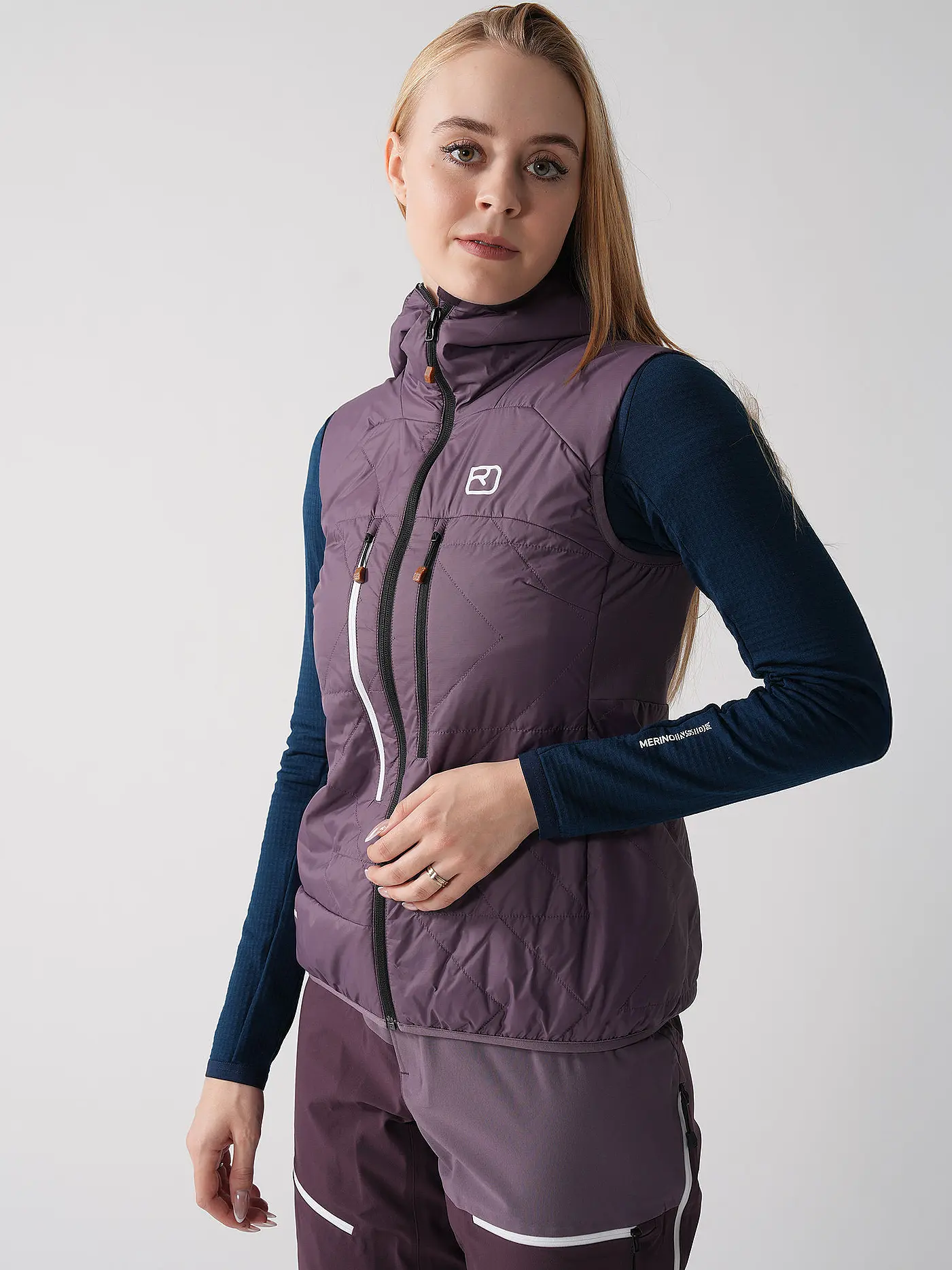 ORTOVOX | Damen Isoweste Piz Boé Swisswool | beere