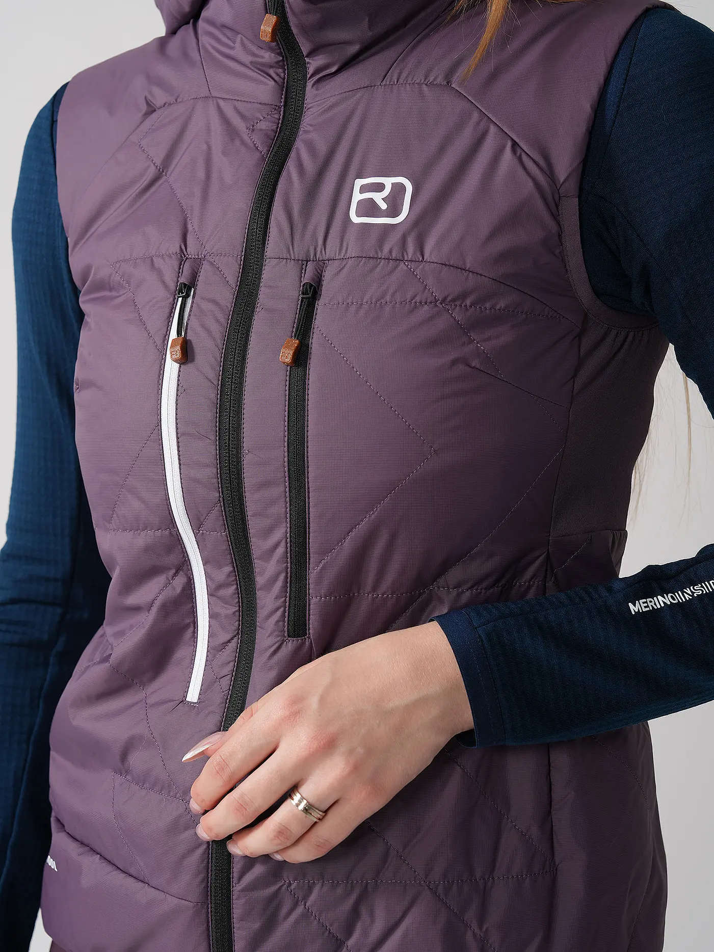 ORTOVOX | Damen Isoweste Piz Boé Swisswool | beere