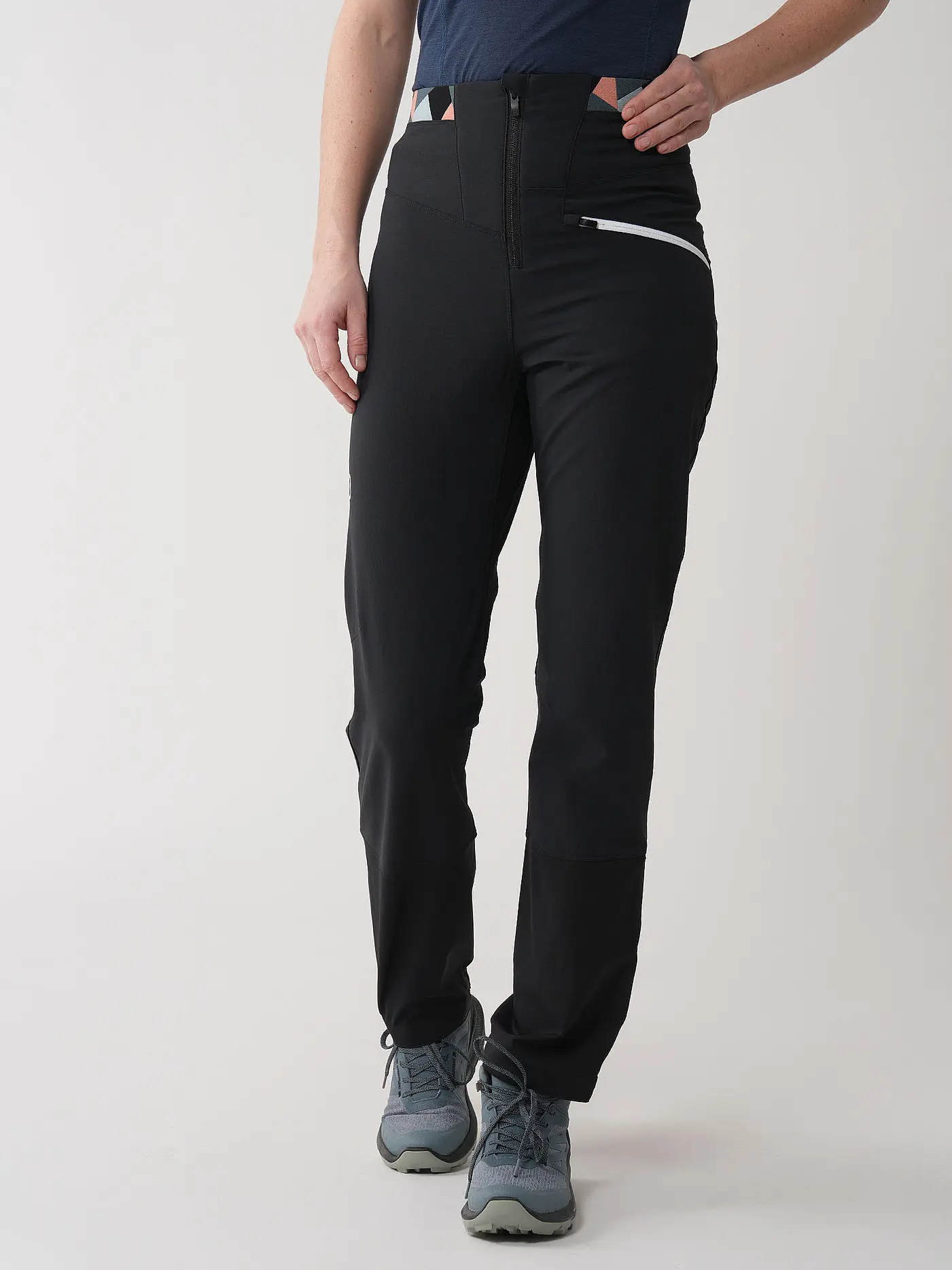 ORTOVOX | Damen Softshell Tourenhose Punta Berrino Stretch | schwarz