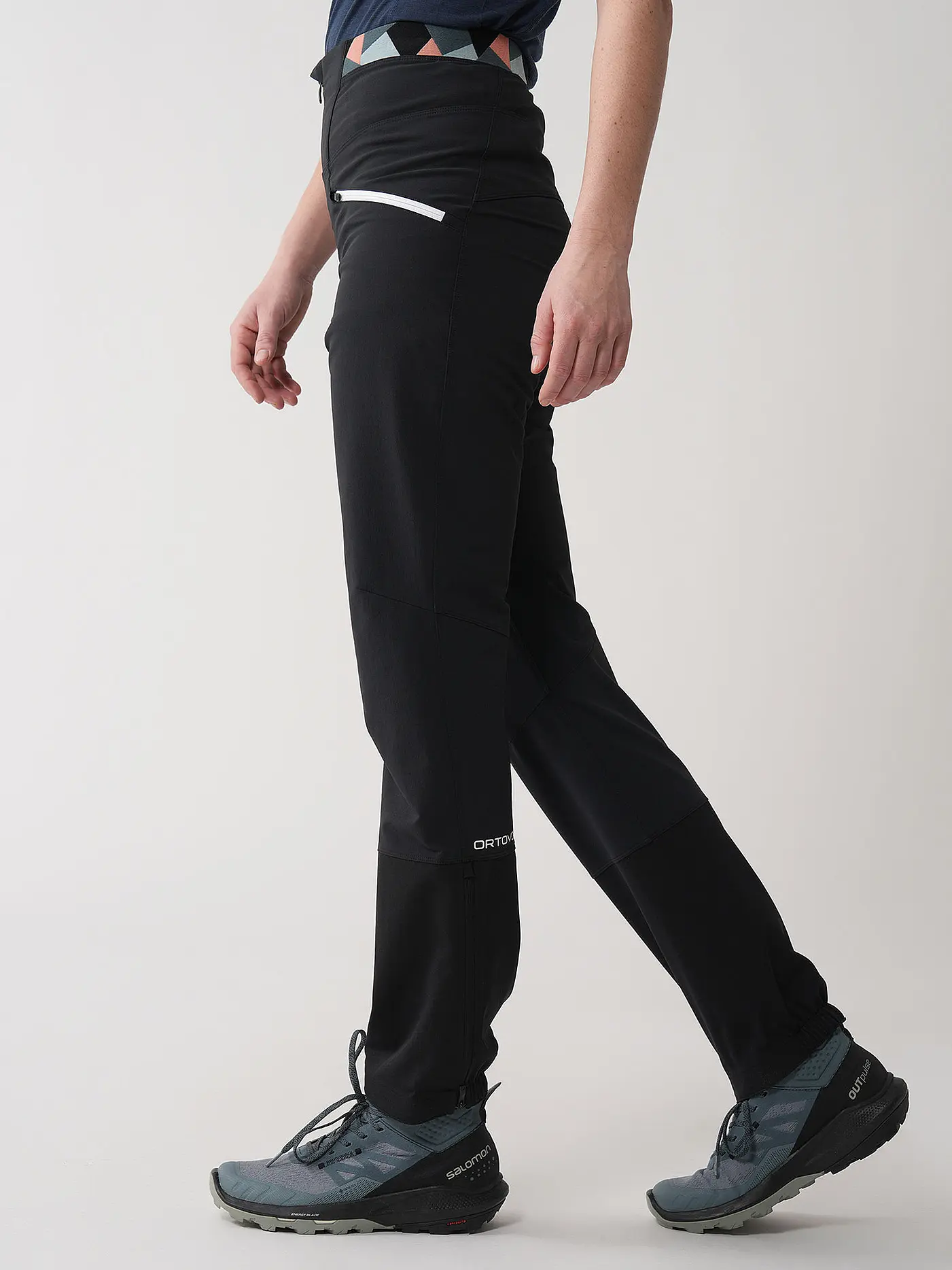 ORTOVOX | Damen Softshell Tourenhose Punta Berrino Stretch | schwarz
