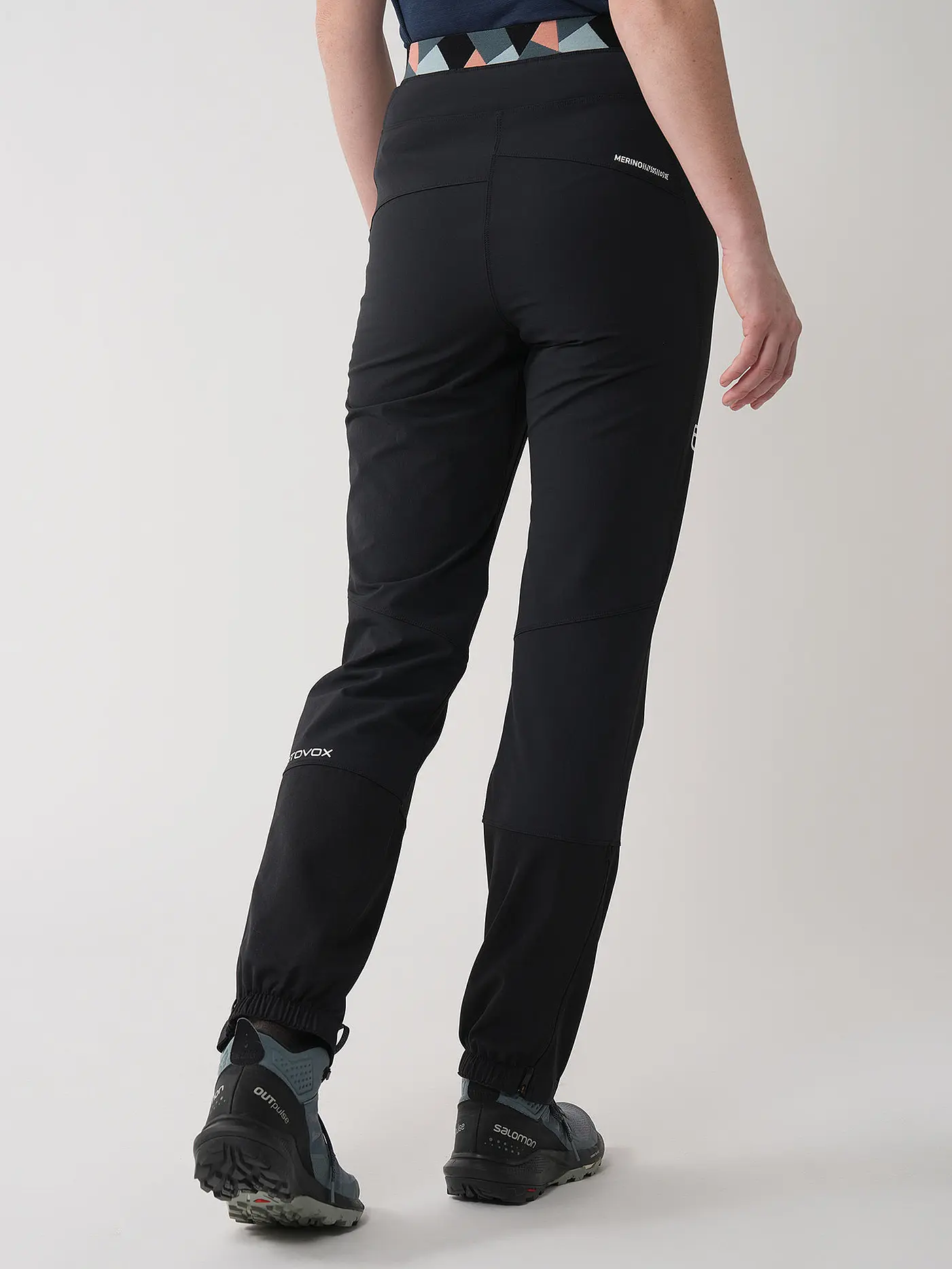 ORTOVOX | Damen Softshell Tourenhose Punta Berrino Stretch | schwarz