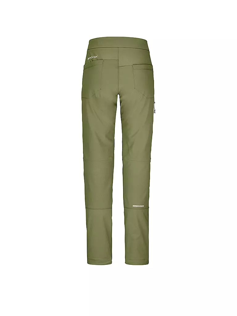 ORTOVOX | Damen Softshell Wanderhose Pala | olive