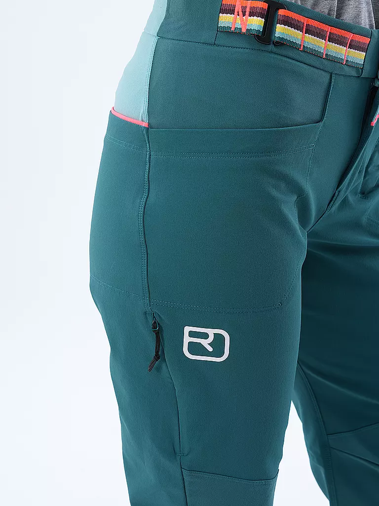 ORTOVOX | Damen Softshell Wanderhose Pala | türkis