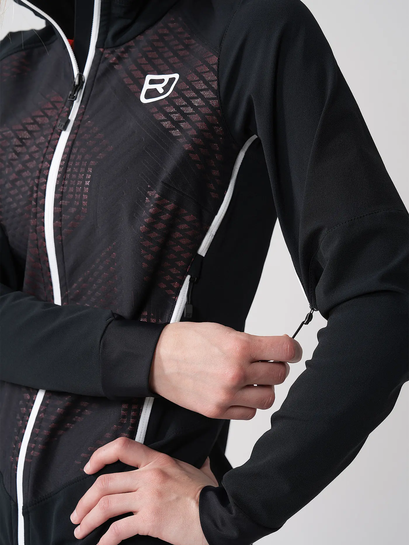 ORTOVOX | Damen Softshelljacke Col Becchei Hoodie | schwarz