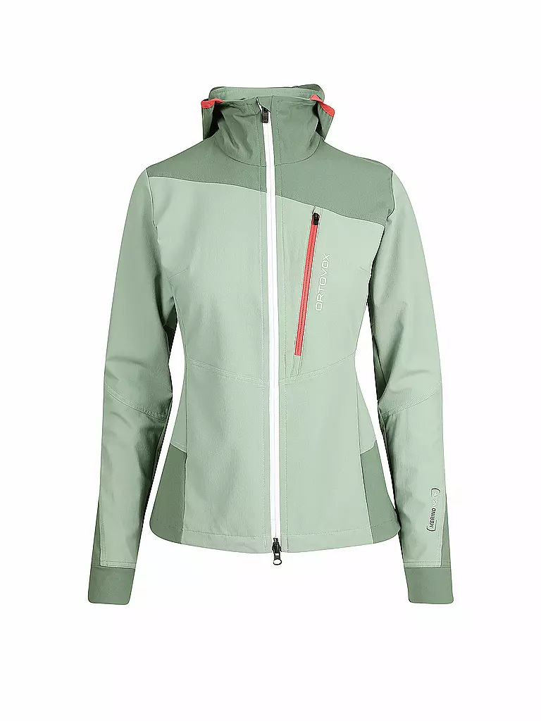 ORTOVOX | Damen Softshelljacke Pala Hoodie | grün