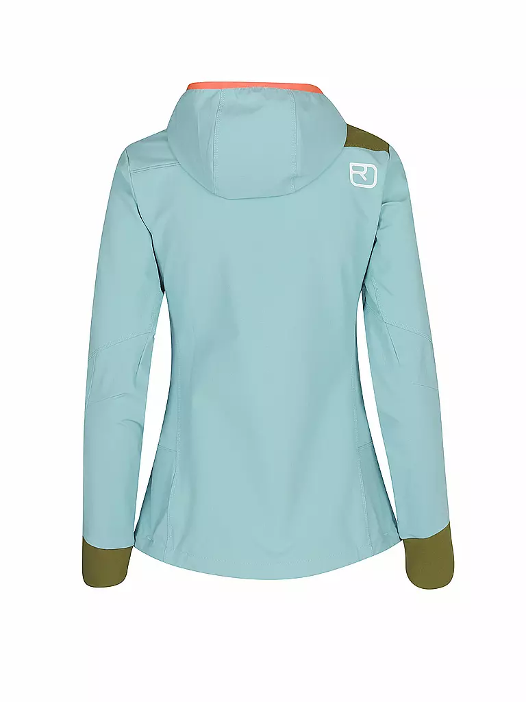 ORTOVOX | Damen Softshelljacke Pala Hoodie | türkis