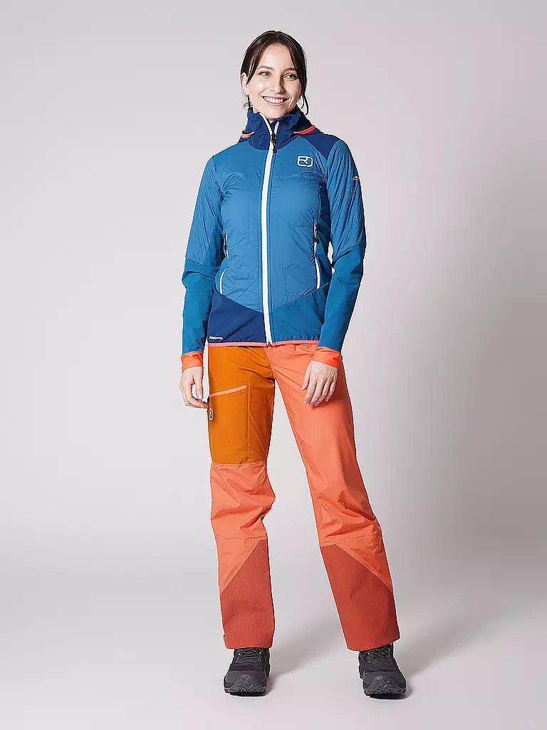 ORTOVOX | Damen Touren Hybridjacke Col.Becchei Hoodie | blau