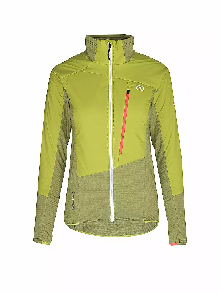 ORTOVOX | Damen Touren Hybridjacke Westalpen | senf