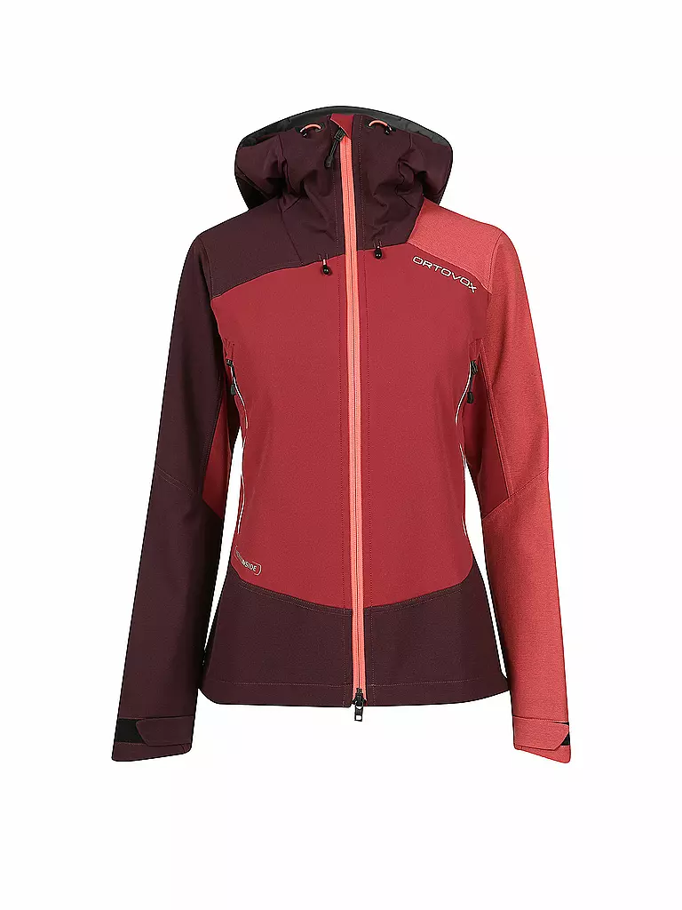 ORTOVOX | Damen Touren Softshelljacke Westalpen | rot