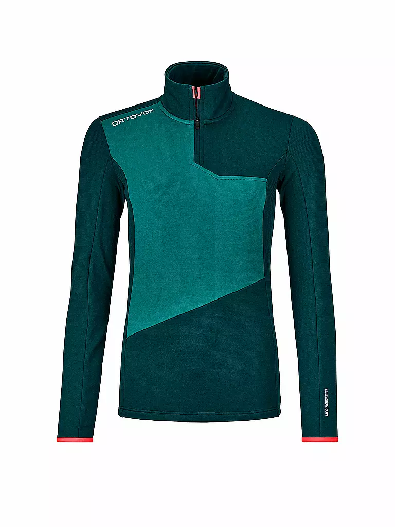 ORTOVOX | Damen Touren Zipshirt Fleece Light | dunkelblau