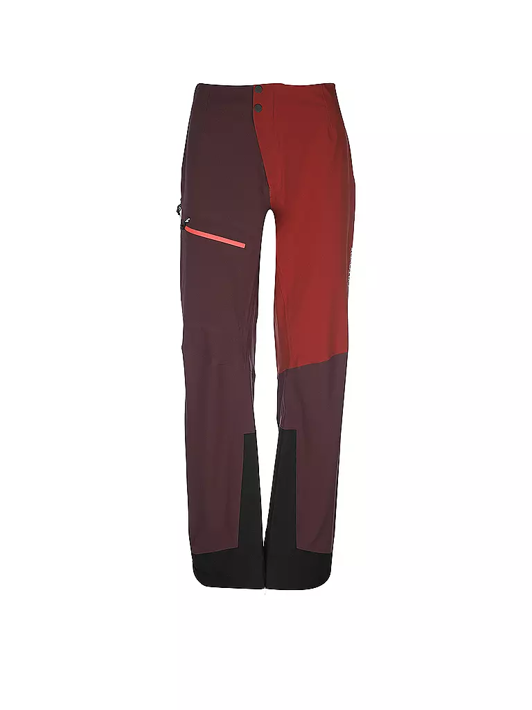 ORTOVOX | Damen Tourenhose Ortler 3L | rot