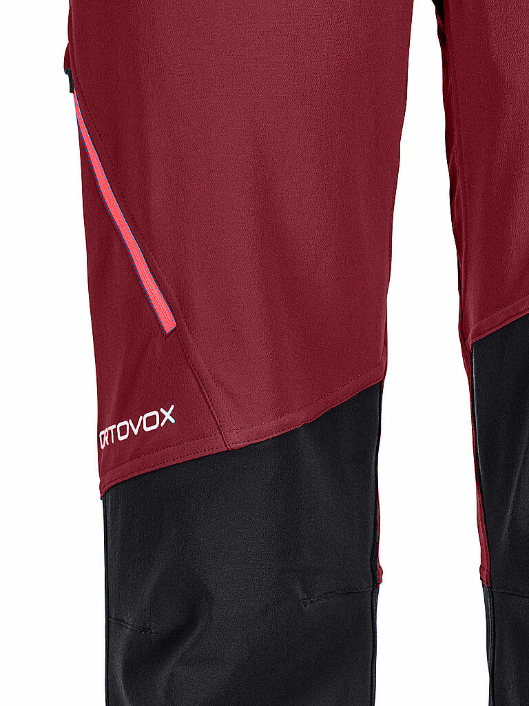 ORTOVOX | Damen Tourenhose Piz Duleda | rot