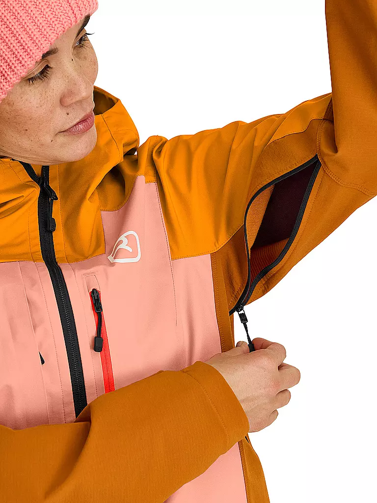 ORTOVOX | Damen Tourenjacke Mesola Hoodie | orange