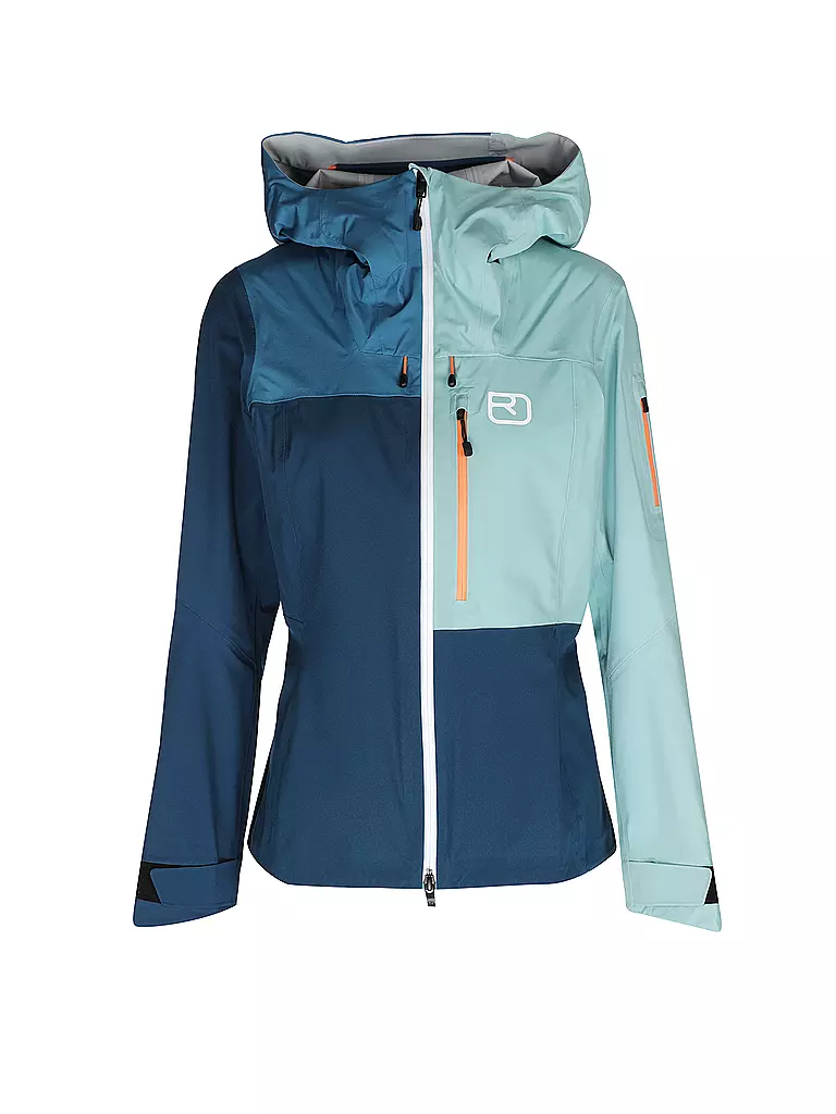 ORTOVOX | Damen Tourenjacke Ortler 3L Hoodie | petrol