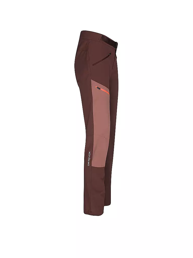 ORTOVOX | Damen Wanderhose Brenta | dunkelrot