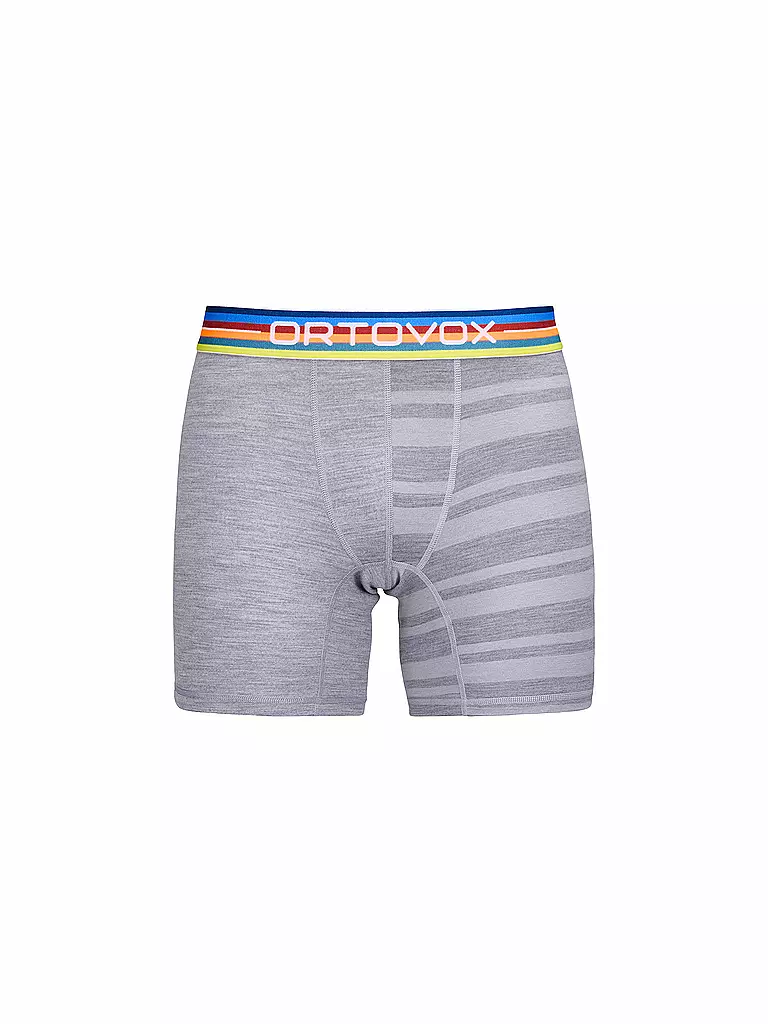 ORTOVOX | Herren Boxer Rock'n'Wool 185 | Hellgrau