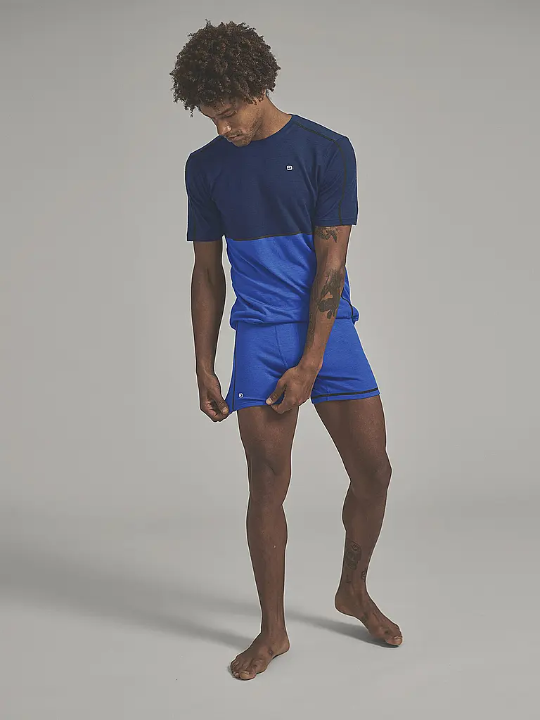 ORTOVOX | Herren Boxer Rock'n'Wool 185 | blau