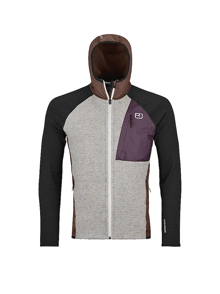 ORTOVOX | Herren Fleecejacke Classic Knit | braun