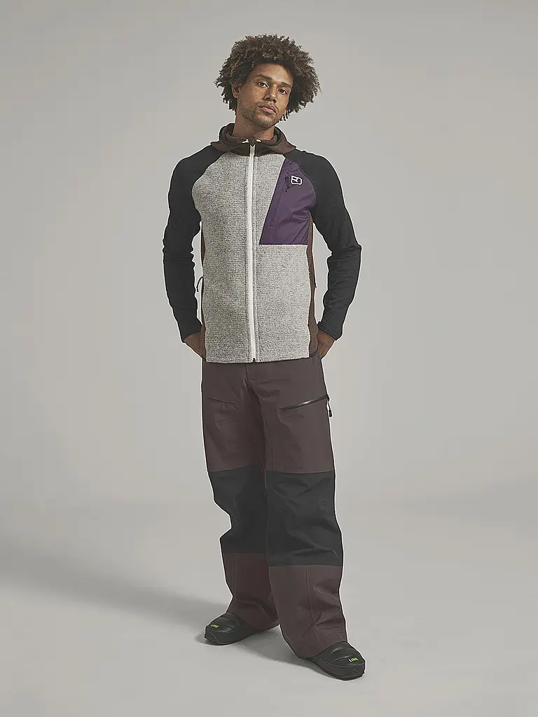 ORTOVOX | Herren Fleecejacke Classic Knit | braun