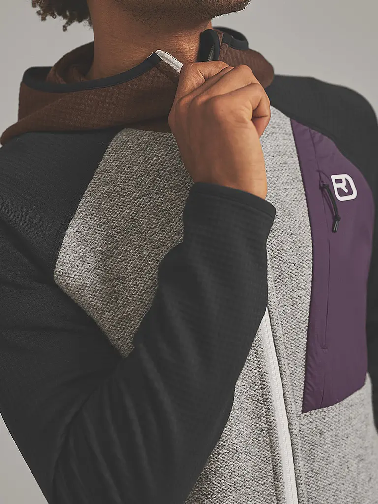 ORTOVOX | Herren Fleecejacke Classic Knit | braun
