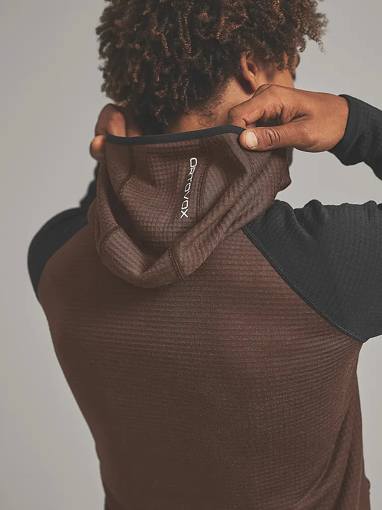 ORTOVOX | Herren Fleecejacke Classic Knit | braun