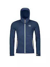 ORTOVOX | Herren Fleecejacke Hoodie | dunkelblau