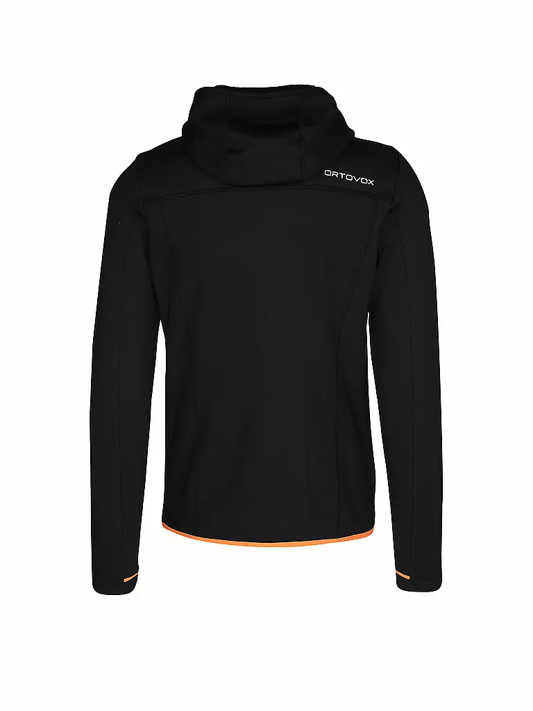 ORTOVOX | Herren Fleecejacke Hoodie | schwarz