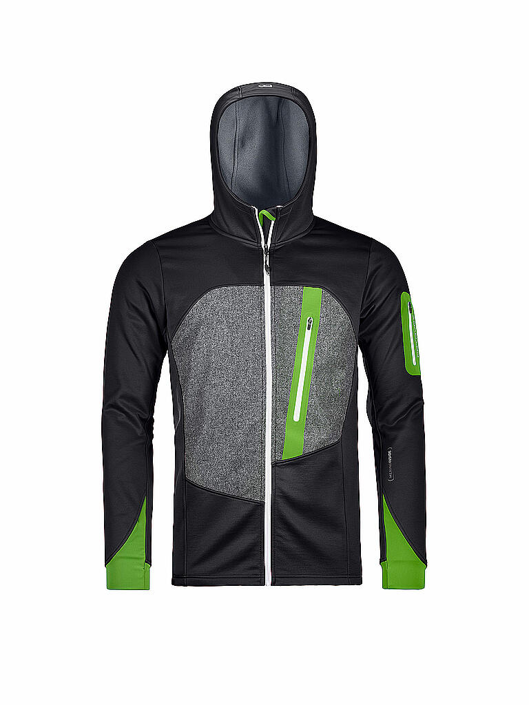ORTOVOX | Herren Fleecejacke Loden Hoody | schwarz
