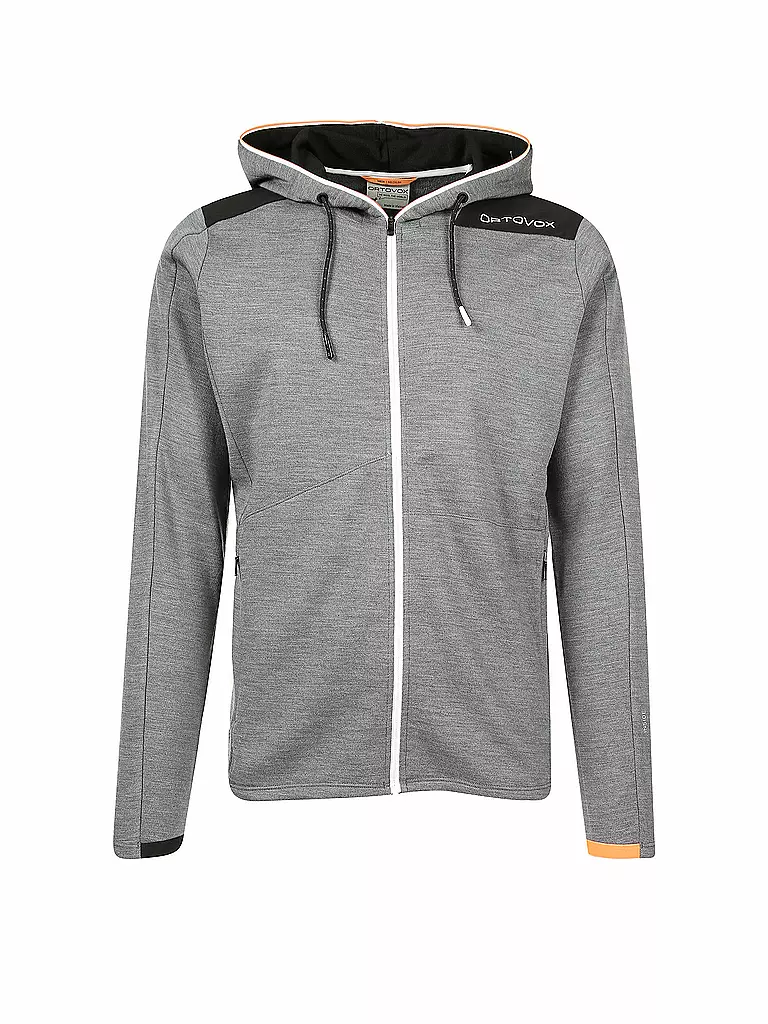 ORTOVOX | Herren Fleecejacke Merino Terry Hoody | schwarz