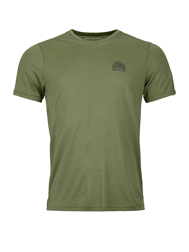 ORTOVOX | Herren Funktionsshirt 120 COOL Tec Stripe | olive