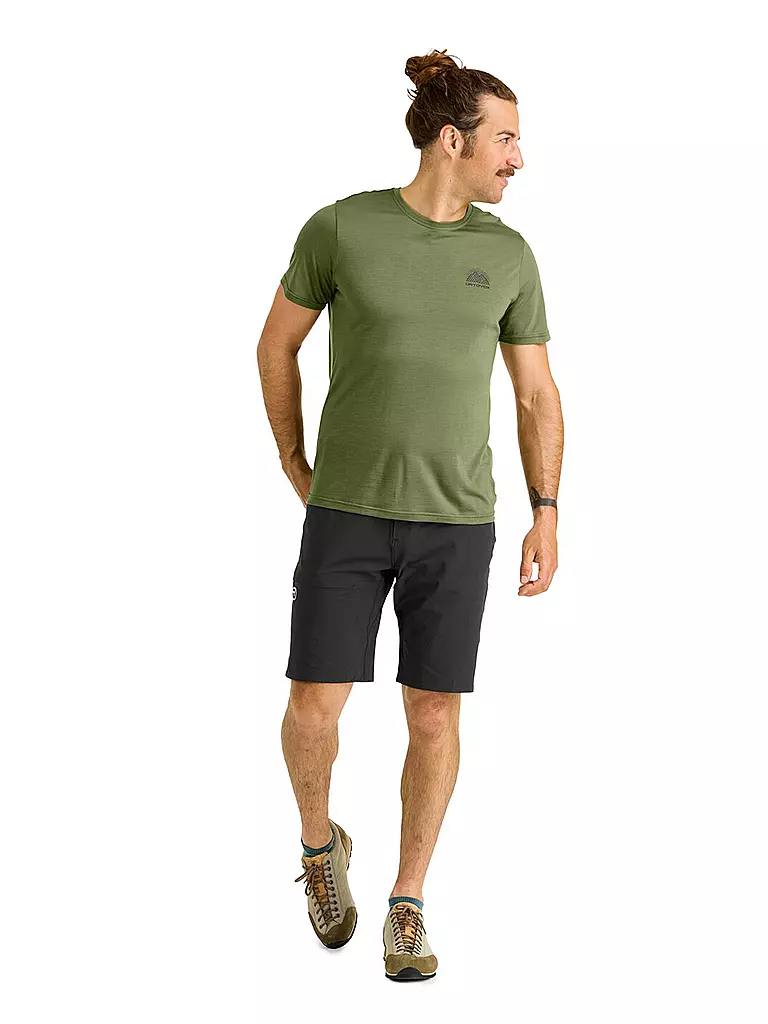 ORTOVOX | Herren Funktionsshirt 120 COOL Tec Stripe | olive