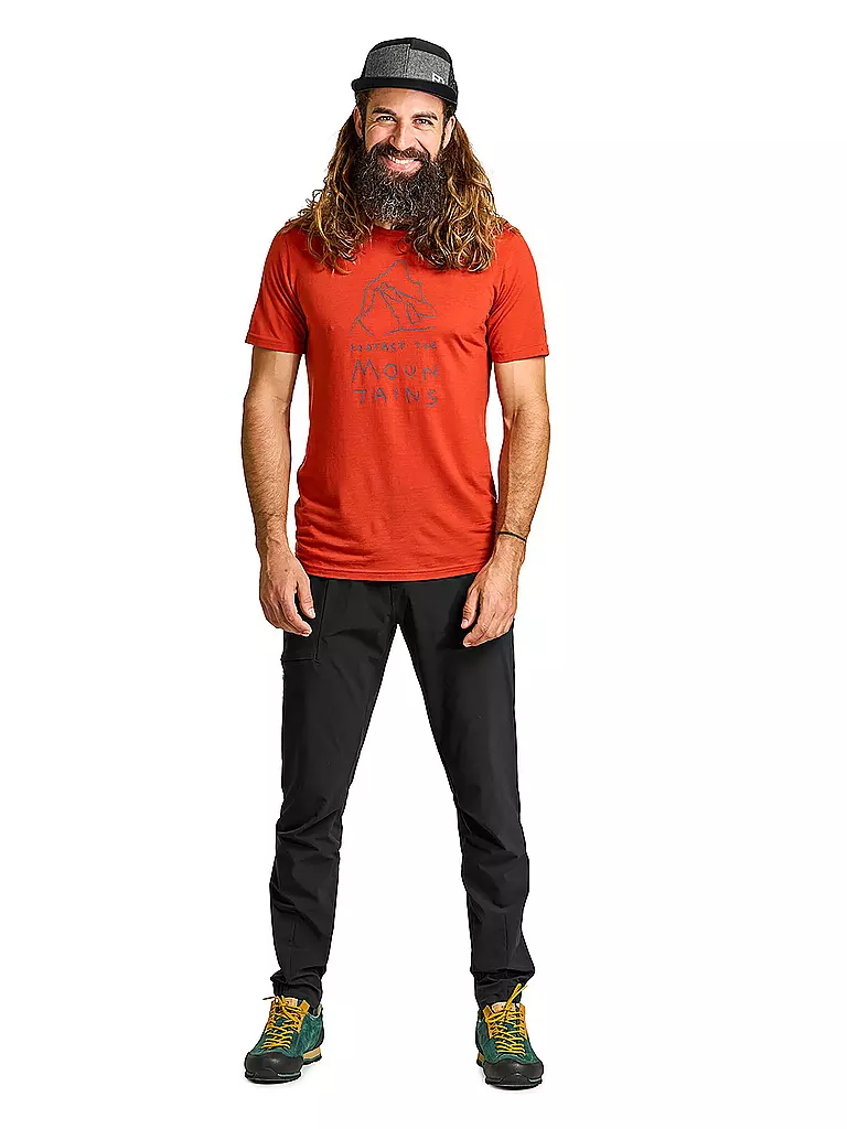 ORTOVOX | Herren Funktionsshirt 150 Cool Mountain Protector  | rot