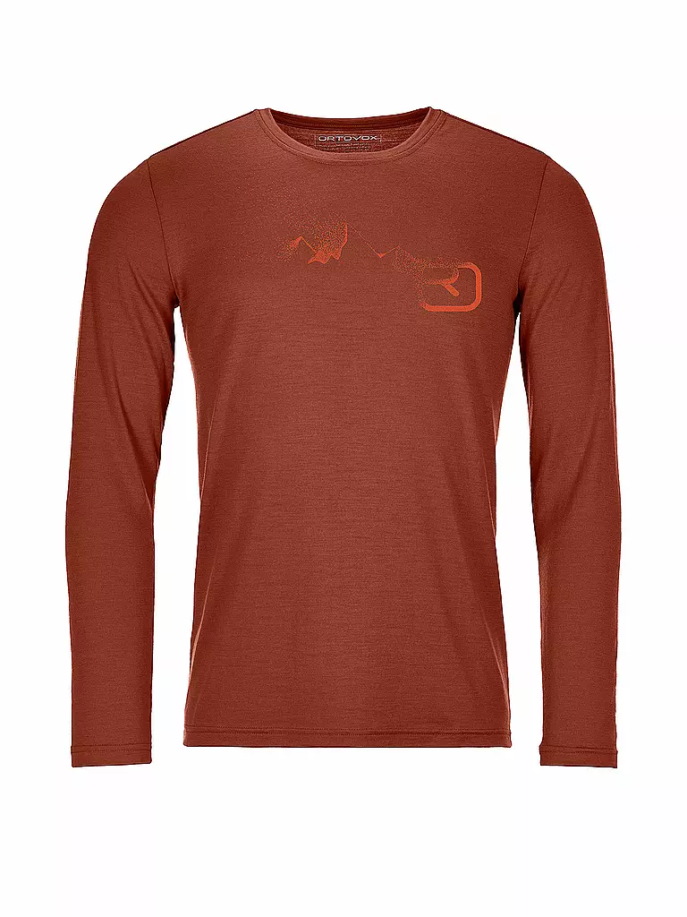 ORTOVOX | Herren Funktionsshirt 185 Merino Logo | orange