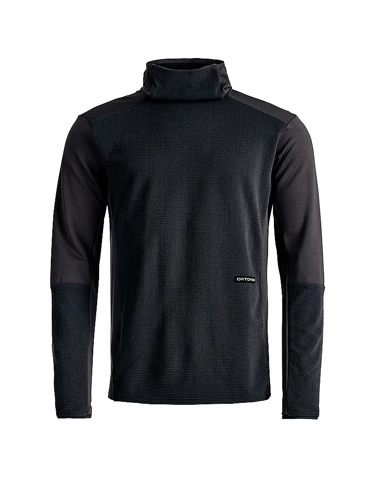 ORTOVOX | Herren Funktionsshirt Cord Fleece Hoodie | schwarz