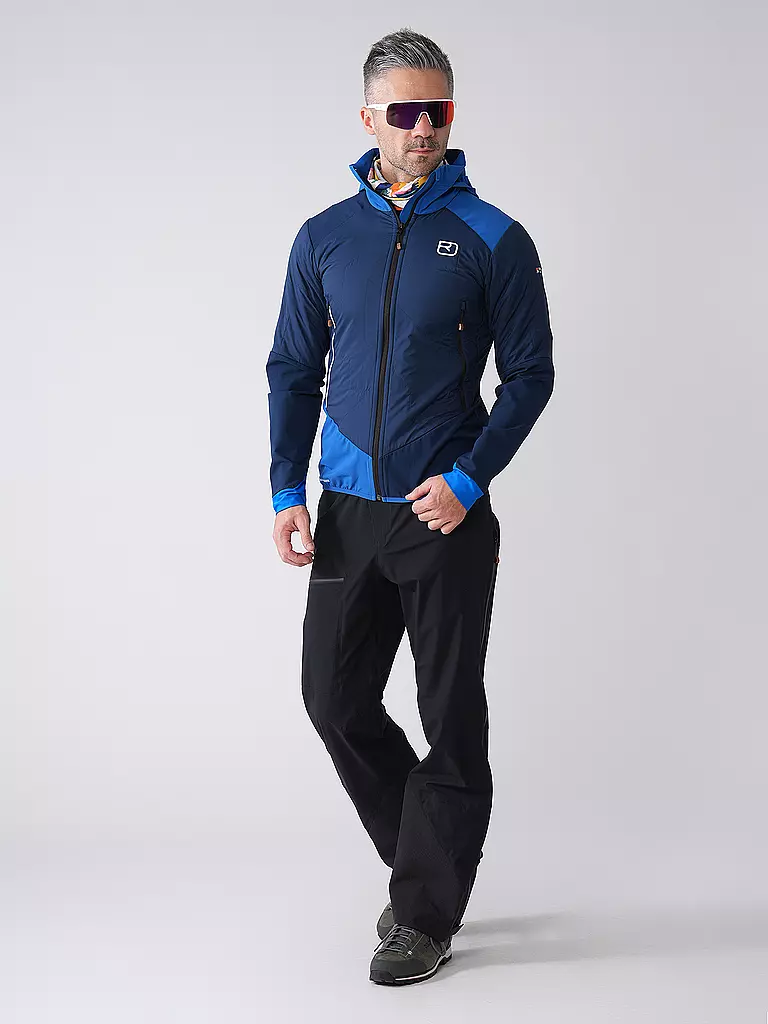 ORTOVOX | Herren Hybridjacke Col Becchei Hoodie | dunkelblau