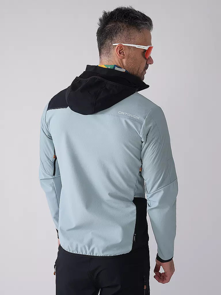 ORTOVOX | Herren Hybridjacke Col Becchei Hoodie | hellblau
